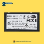 RMT R811TA1187055 linear actuator label close-up showing Remacro Motor R811T specifications 24V 50W recliner lift chair actuator Number2project