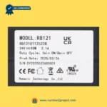 RMT R812101125228 linear actuator label close-up showing Remacro Motor R8121 specifications 24V 50W recliner lift chair actuator Number2project
