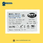 RMT R812101150228 linear actuator specification label model R8121 24V 50W Remacro Motor recliner lift chair actuator identification plate close up Number2project