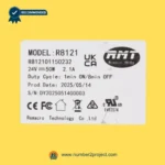 RMT R812101150232 linear actuator label close-up showing Remacro Motor R8121 specifications 24V 50W recliner lift chair actuator Number2project