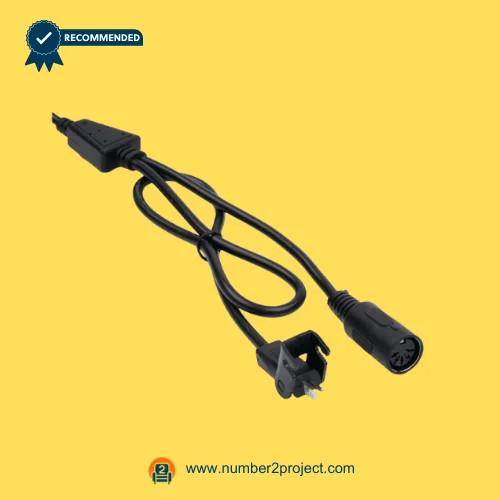 RMT R812101150232 recliner actuator power cable with two pin plug and round multi pin connector for lift chair linear actuator motor Number2project