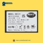RMT R812112132245 linear actuator label close-up showing Remacro Motor R8121 specifications 24V 50W recliner lift chair actuator Number2project