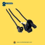 RMT R8123B2045333 linear actuator triple connector cable with two pin recliner motor plug and circular control box connector for power recliner lift chair motion furniture Number2project