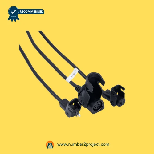 RMT R8123N2040333 linear actuator triple plug connector cable with two pin motor plug and circular control connectors for power recliner lift chair motion furniture Number2project