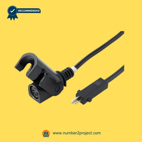 recliner actuator connector clip with round socket and 2 pin plug cable for lift chair motor wiring close up motion furniture Number2project