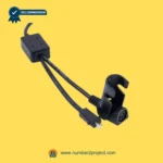 recliner actuator split cable adapter with 2 pin plug and round connector Y cable for lift chair motor control system close up Number2project