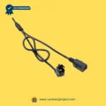 recliner adapter cable with 5-pin female socket and 2-pin power plug for lift chair actuator connection Number2project