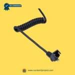 recliner coiled power cable with 2 pin connector plug close up lift chair actuator cable flexible cord motion furniture replacement Number2project