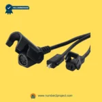 recliner multi connector cable set with 5 pin plug 2 pin power connector and clip mount cable for lift chair actuator system Number2project