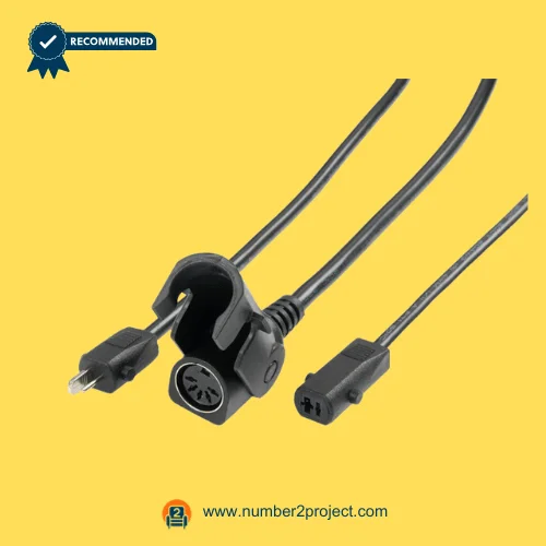 recliner adapter cable with 5-pin female socket and dual 2-pin connectors for lift chair power actuator wiring Number2project