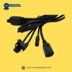 recliner power adapter harness with 5-pin socket 2-pin connectors and inline module for lift chair actuator wiring Number2project