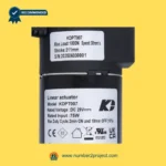 KDPT007 linear actuator label specifications DC29V 75W 1000N 311mm stroke recliner lift chair motor close up Number2project