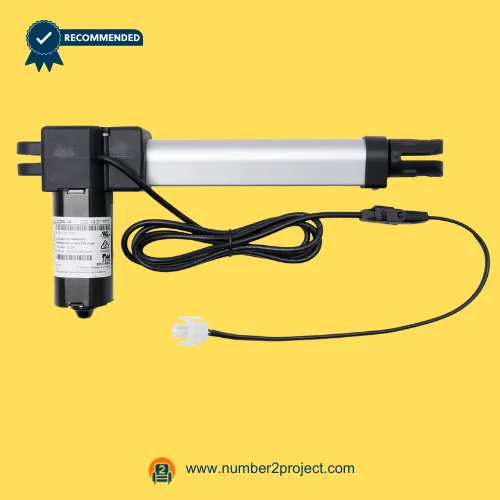 replacement for JLDQ.14.B.301.153F04 OKIN linear actuator for adjustable bed base with motor housing and control cable Number2project