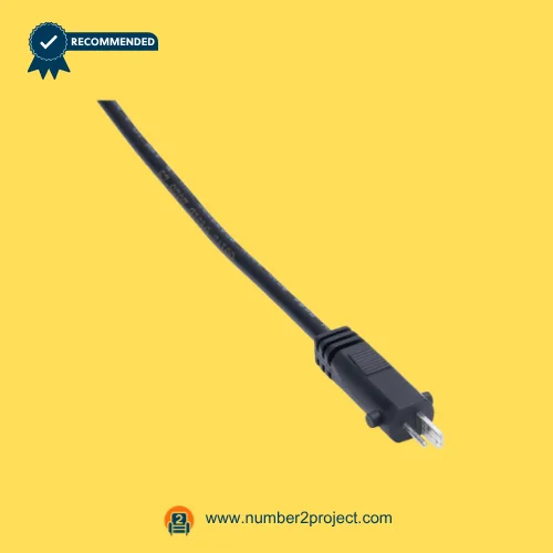 Richmat HJA65 GM1450-RM linear actuator power cable 2 pin plug recliner lift chair motor wiring close up Number2project