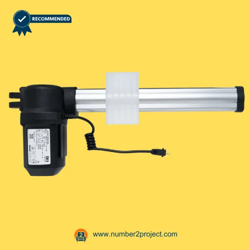 SMT SMT60-02-155-205 linear actuator for recliner lift chair motor with aluminum drive rail and coiled power cable motion furniture actuator Number2project