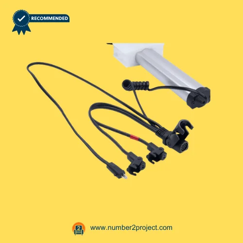 SMT SMT60-02-156-204 30C actuator wiring connectors close up recliner motor cable multi pin plugs 5 pin socket and power connector harness Number2project