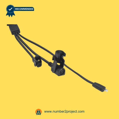 SMT SMT60-03-387-183 21T actuator wiring connectors close up recliner motor cable multi pin plugs 5 pin socket and power plug harness Number2project