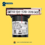 SMT10-04-120-220 43T linear actuator model label close up Sterling Motion recliner lift chair motor identification Number2project