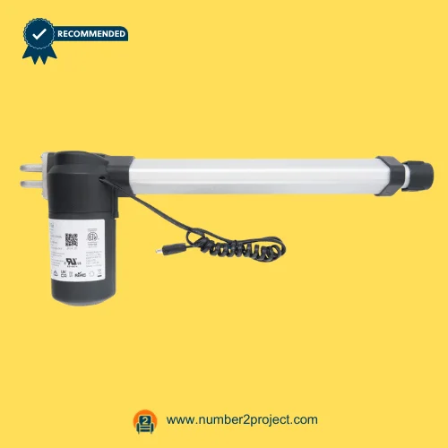 eMoMo 3MTD 3ML413-177ZS Linear Actuator for ReclinerLift Chair – Full View emomo 3mtd 3ml413-177zs linear actuator recliner lift chair motor with coiled cable electric motion furniture actuator full view number2project