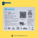 emomo 3mtde 3mle495-345el linear actuator label close up 29v actuator specification sticker recliner lift chair motor number2project