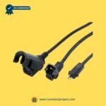 eMoMo linear actuator power cable with 2-pin connector and AC plug for recliner lift chair motor wiring harness close up motion furniture parts Number2project