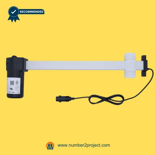 eMoMo 3MTR 3MR134-329P Linear Actuator for ReclinerLift Chair – Full View with Mounting Bracket emomo 3mtr 3mr134-329p linear actuator recliner lift chair motor with cable connector and mounting bracket motion furniture actuator number2project