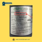 eMoMo 3MTR 3MR134-329T linear actuator label showing DC24V input 1000N load 41mm sec speed duty cycle recliner motor specifications Number2project