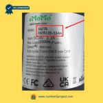 eMoMo 3MTR 3MR135-334A linear actuator label showing DC24V input 1000N load 41mm sec speed duty cycle recliner motor specifications Number2project