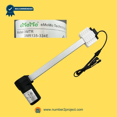 eMoMo recliner actuator multi connector power cable assembly with 2-pin socket clip mount and AC plug for lift chair motion furniture wiring Number2project