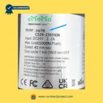 eMoMo 3MTR C329-159330B linear actuator label showing DC24V input 1000N load 41mm sec speed duty cycle recliner motor specifications Number2project