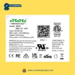 emomo 3mtre 3mre122-220t linear actuator label close up 29v actuator specification sticker recliner lift chair motor number2project