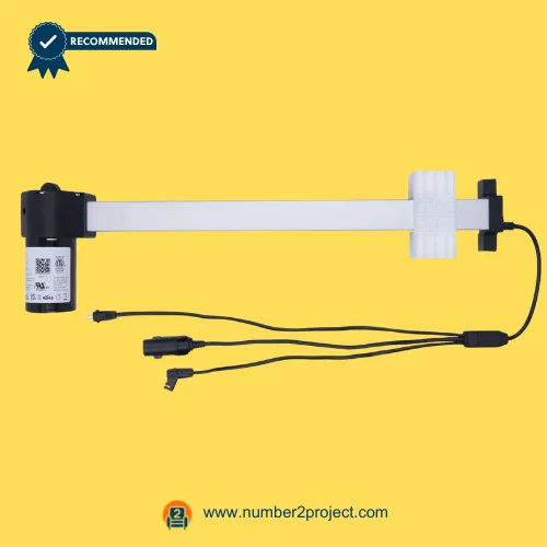 eMoMo 3MTRE 3MRE135-330T Linear Actuator for ReclinerLift Chair – Full View with Dual Cables emomo 3mtre 3mre135-330t linear actuator recliner lift chair motor with dual cables and connectors motion furniture actuator full view number2project
