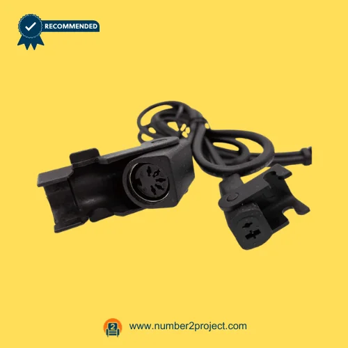 eMoMo recliner actuator connector cable with 2-pin socket and clip mount connector for lift chair motion furniture wiring close up Number2project