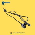 eMoMo recliner actuator power cable full length with 2-pin connector and AC plug for lift chair motion furniture wiring harness Number2project