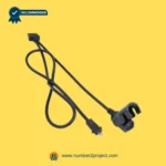 eMoMo recliner actuator power cable full length with 2-pin connector and AC plug for lift chair motion furniture wiring harness Number2project