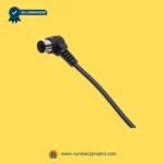 5 pin recliner connector plug cable close up round multi pin plug for power recliner control box actuator connection Number2project