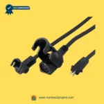 MULIN linear actuator cable assembly with multi pin connector and power plug for recliner lift chair motor wiring close up Number2project