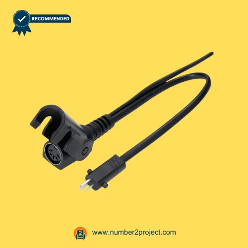 MULIN linear actuator cable with multi pin connector and 2 pin power plug for recliner lift chair motor wiring close up Number2project