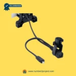 MULIN linear actuator connector cable with multi pin plug and mounting clip for recliner lift chair motor wiring close up Number2project