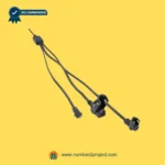 MULIN linear actuator multi branch cable harness with multi pin connector and power plugs for recliner lift chair wiring close up Number2project