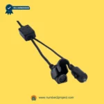 MULIN ML16-369A linear actuator cable connectors with control box splitter and 2 pin power plug recliner lift chair wiring harness close up Number2project