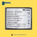 MULIN ML18-002E linear actuator label showing model ML18 DC 28V input interuptime specifications recliner actuator label close up Number2project