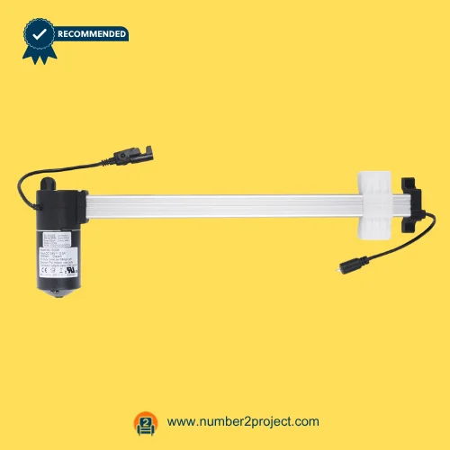 MULIN ML18-005B linear actuator motor for recliner lift chair with aluminum rail and dual cable connectors power motion furniture actuator replacement Number2project