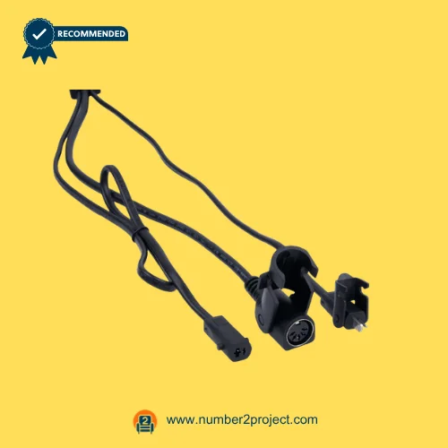 MULIN ML18-035A linear actuator multi cable connectors with round control port and 2 pin power plug recliner lift chair wiring harness close up Number2project