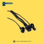 MULIN ML18-157 MOT-AC-62 linear actuator multi cable connectors with round control port and 2 pin power plug recliner lift chair wiring harness close up Number2project