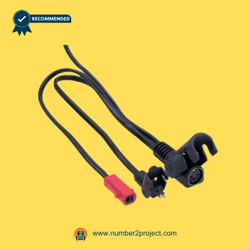 MULIN ML18-235 linear actuator multi cable connectors with round control port 2 pin power plug and red connector recliner lift chair wiring harness close up Number2project