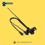 MULIN ML19-236 actuator cable connectors with round multi pin socket and 2 pin plug recliner lift chair wiring harness close up Number2project