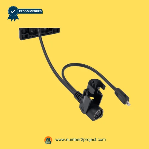 recliner junction cable with mounting bracket and 5 pin connector dual lead wiring harness for power recliner actuator control box connection Number2project