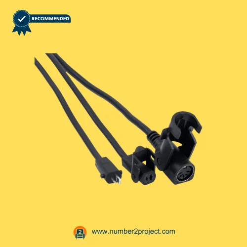 recliner multi connector cable with 5 pin plug and dual leads wiring harness for power recliner actuator control box connections Number2project