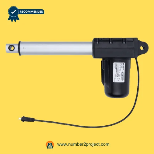 Richmat HJA65 GM1450-RM linear actuator 183mm stroke recliner motor with cable and connector power lift chair actuator close up motion furniture replacement Number2project